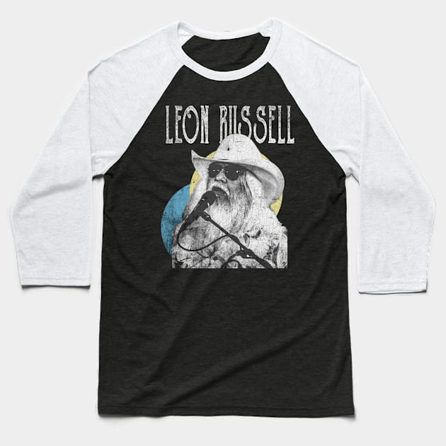 Leon-Russell Baseball T-Shirt by LegendDerry